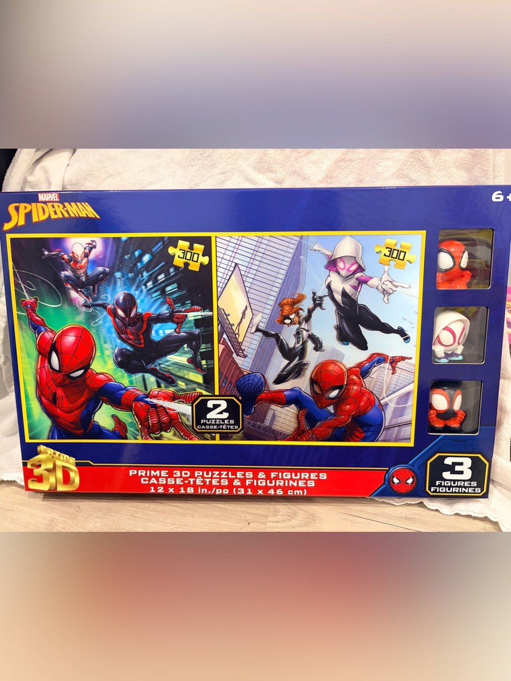 Marvel Spider-Man 3D Puzzles with Figures – 2 Pack